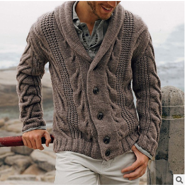 Men's knitted cardigan 05
